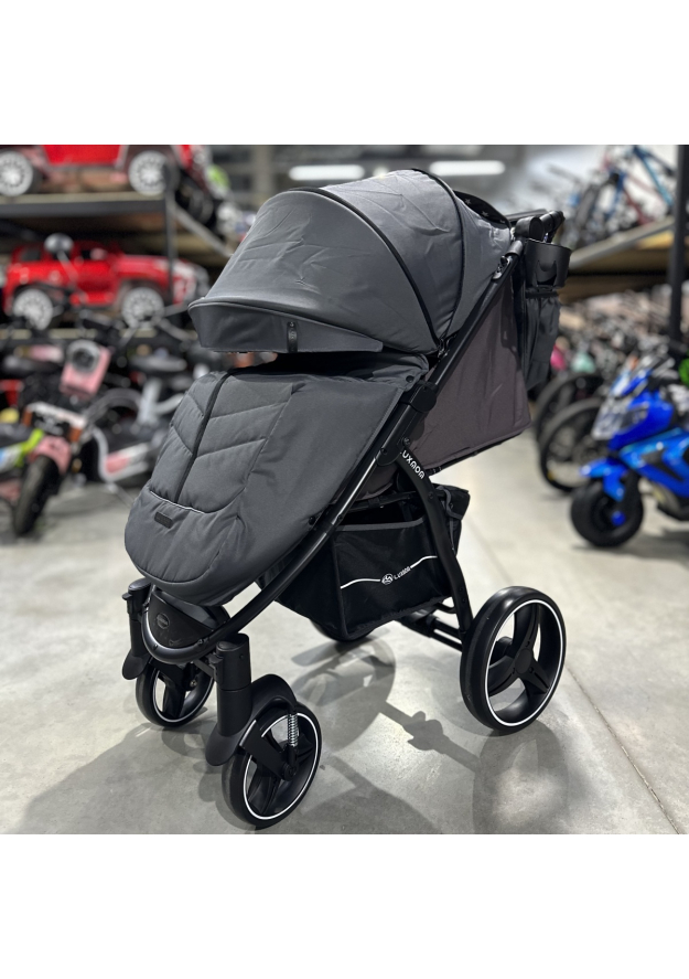 Прогулочная коляска прогулочное детское 4-х колесное шасси luxmom g30 серый